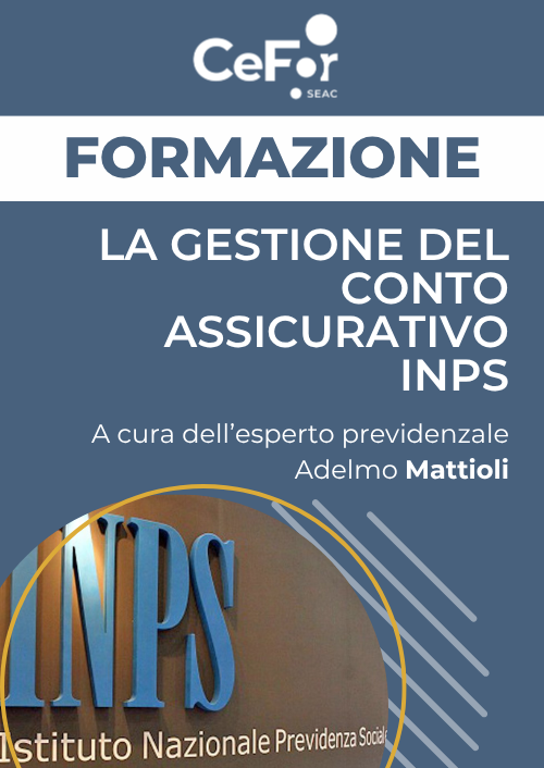 La gestione del conto assicurativo INPS