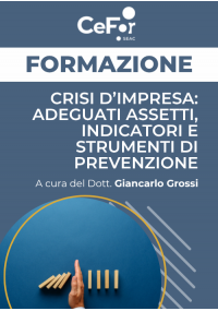Crisi d’impresa: adeguati assetti, indicatori e strumenti di prevenzione