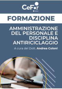 Amministrazione del Personale e Disciplina Antiriciclaggio