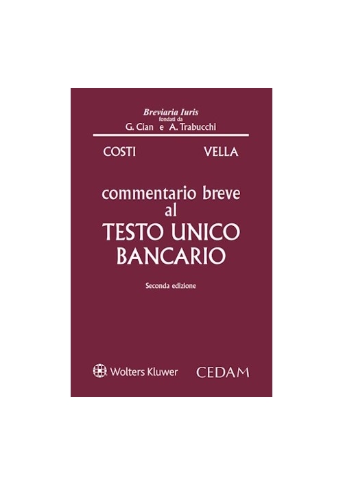 COMMENTARIO BREVE AL TESTO UNICO BANCARIO