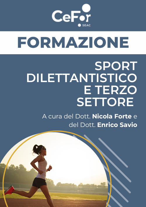 Sport dilettantistico e Terzo Settore - OFFERTA ESCLUSIVA