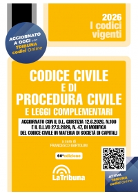 CODICE CIVILE E DI PROCEDURA CIVILE 2026