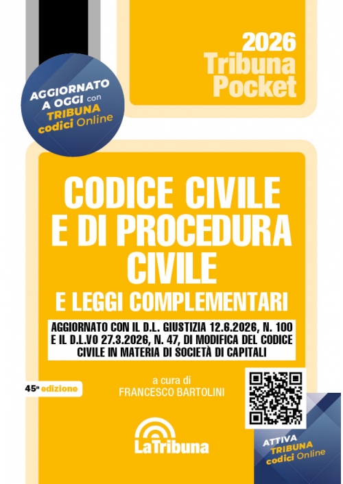 CODICE CIVILE E DI PROCEDURA CIVILE