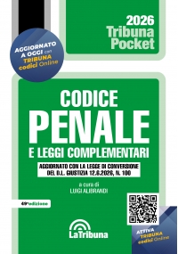 CODICE PENALE E LEGGI COMPLEMENTARI 2026