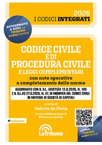 CODICE CIVILE E DI PROCEDURA CIVILE E LEGGI COMPLEMENTARI