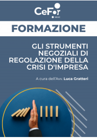 Gli strumenti negoziali di regolazione della crisi d'impresa