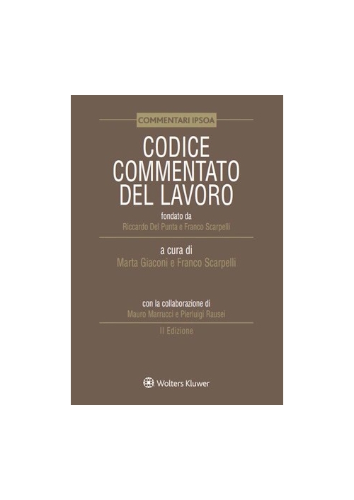 CODICE COMMENTATO DEL LAVORO