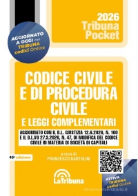 CODICE CIVILE E DI PROCEDURA CIVILE 2026