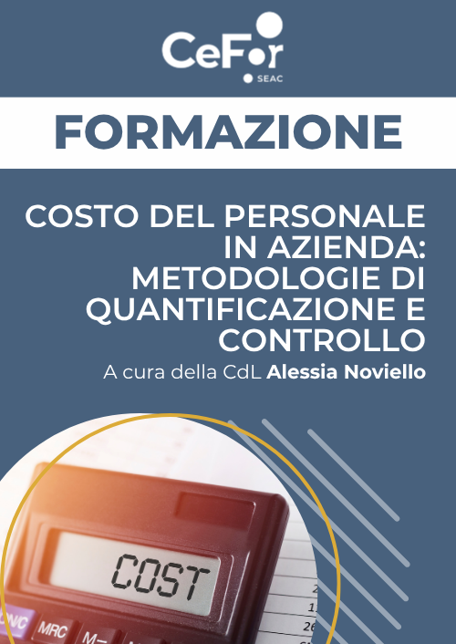 Costo del Personale in Azienda: metodologie di Quantificazione e Controllo