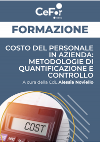 Costo del Personale in Azienda: metodologie di Quantificazione e Controllo