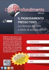 IL PIGNORAMENTO PRESSO TERZI IL PIGNORAMENTO PRESSO TERZI
