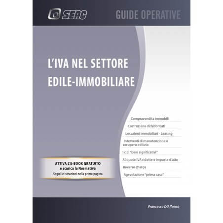 Liva nel settore edile immobiliare 2018 Detrazione iva prima casa