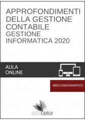 Approfondimenti della Gestione Contabile - Gestione Informatica 2020 Approfondimenti della Gestione Contabile - Gestione Informatica 2020