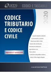 CODICE TRIBUTARIO E CODICE CIVILE edizione 2020 CODICE TRIBUTARIO E CODICE CIVILE edizione 2020