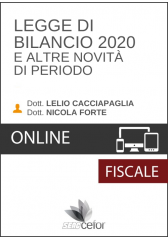 Legge di Bilancio 2020 e altre Novità di Periodo Legge di Bilancio 2020 e altre Novità di Periodo