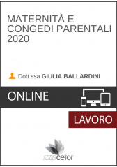 Maternità e Congedi Parentali 2020 Maternità e Congedi Parentali 2020