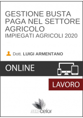 Gestione Busta Paga nel Settore Agricolo - Impiegati Agricoli 2020 Gestione Busta Paga nel Settore Agricolo - Impiegati Agricoli 2020