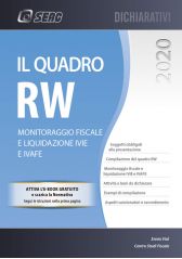IL QUADRO RW 2020 IL QUADRO RW 2020