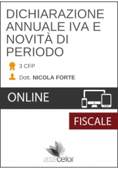 DICHIARAZIONE ANNUALE IVA E NOVITÀ DI PERIODO DICHIARAZIONE ANNUALE IVA E NOVITÀ DI PERIODO