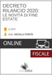 Decreto Rilancio 2020: le novità di fine estate Decreto Rilancio 2020: le novità di fine estate