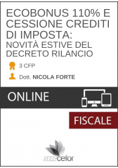 Ecobonus 110% e cessione crediti di imposta: novità estive del Decreto Rilancio Ecobonus 110% e cessione crediti di imposta: novità estive del Decreto Rilancio