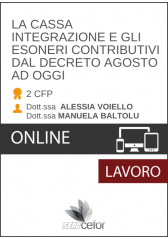 La Cassa Integrazione E Gli Esoneri Contributivi Dal Decreto Agosto Ad Oggi - Pack La Cassa Integrazione E Gli Esoneri Contributivi Dal Decreto Agosto Ad Oggi - Pack