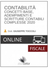 Contabilità : Concetti Base, Adempimenti E Scritture Contabili Complesse 2020 Contabilità : Concetti Base, Adempimenti E Scritture Contabili Complesse 2020