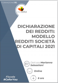 Dichiarazione dei Redditi - Modello Redditi Società di Capitali 2022