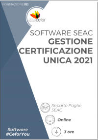 Software SEAC - Gestione Certificazione Unica 2023