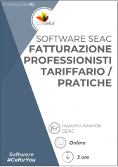 Software Seac - Fatturazione Professionisti - Tariffario/Pratiche 2021 Software Seac - Fatturazione Professionisti - Tariffario/Pratiche 2021