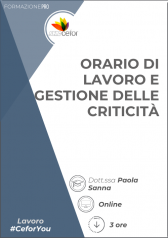 Orario Di Lavoro E Gestione Delle Criticità Orario Di Lavoro E Gestione Delle Criticità