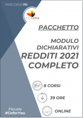 Modulo Dichiarativi: Pacchetto Redditi 2021 completo Modulo Dichiarativi: Pacchetto Redditi 2021 completo