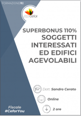 Superbonus 110% - Soggetti Interessati Ed Edifici Agevolabili Superbonus 110% - Soggetti Interessati Ed Edifici Agevolabili