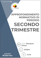 Approfondimento Della Normativa Di Periodo - Secondo Trimestre Approfondimento Della Normativa Di Periodo - Secondo Trimestre