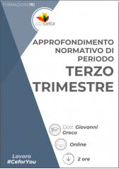 Approfondimento Della Normativa Di Periodo - Terzo Trimestre Approfondimento Della Normativa Di Periodo - Terzo Trimestre