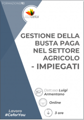 Gestione Busta Paga Nel Settore Agricolo - Impiegati Agricoli 2021 Gestione Busta Paga Nel Settore Agricolo - Impiegati Agricoli 2021