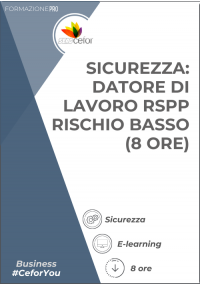 Corso Sicurezza - Datore di Lavoro RSPP - Rischio Basso (8 ore)