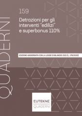 Detrazioni Per Gli Interventi "Edilizi" E Superbonus 110% - Ii Edizione Detrazioni Per Gli Interventi "Edilizi" E Superbonus 110% - Ii Edizione