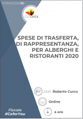 Spese di Trasferta, di Rappresentanza, per Alberghi e Ristoranti 2020