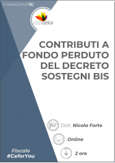 Contributi A Fondo Perduto Del Decreto Sostegni Bis - Pack Contributi A Fondo Perduto Del Decreto Sostegni Bis - Pack