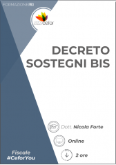 Decreto Sostegni Bis - Pack Decreto Sostegni Bis - Pack