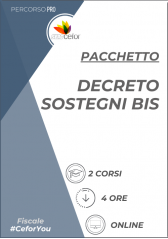 Pacchetto Decreto sostegni BIS Pacchetto Decreto sostegni BIS