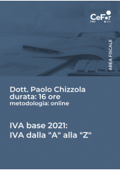 Iva Base 2021: Iva Dalla "A" Alla "Z" Iva Base 2021: Iva Dalla "A" Alla "Z"