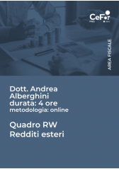 Quadro Rw - Redditi Esteri 2021 Quadro Rw - Redditi Esteri 2021