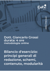 Bilancio D'esercizio: Principi Generali Di Redazione, Schemi, Contenuto, Modularità Bilancio D'esercizio: Principi Generali Di Redazione, Schemi, Contenuto, Modularità
