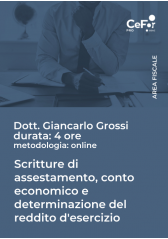 Scritture Di Assestamento, Conto Economico E Determinazione Del Reddito D'esercizio Scritture Di Assestamento, Conto Economico E Determinazione Del Reddito D'esercizio