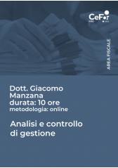 Analisi E Controllo Di Gestione Analisi E Controllo Di Gestione