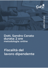 Fiscalità Del Lavoro Dipendente Fiscalità Del Lavoro Dipendente
