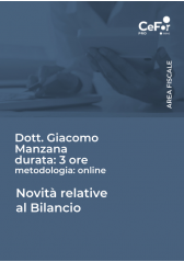 Novità Relative Al Bilancio - Pack Novità Relative Al Bilancio - Pack