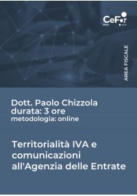 Territorialità IVA e comunicazioni all'Agenzia delle Entrate